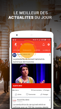 Descargar Flash info - Actualités et Mét Noticias y revistas para Android captura de pantalla 4