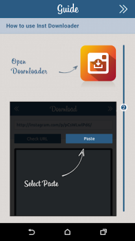 Descargar Downloader for Instagram Editores y reproductores de video para Android captura de pantalla 2