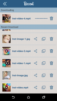 Descargar Downloader for Instagram Editores y reproductores de video para Android captura de pantalla 4