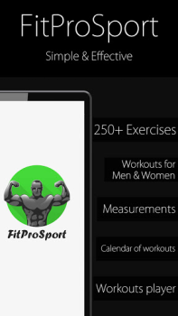 Descargar Fitness Trainer FitProSport Salud y estado fisico para Android
