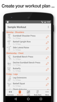 Descargar Fitness Point Salud y estado fisico para Android captura de pantalla 3