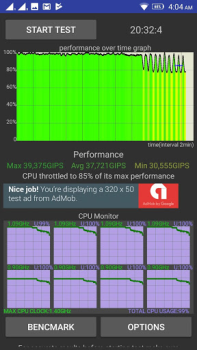 Descargar CPU Throttling Test Herramientas para Android captura de pantalla 2