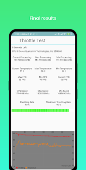 Descargar CPU Throttling Test Herramientas para Android captura de pantalla 5