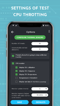Descargar CPU Throttling Test: CPU Slowdown Herramientas para Android captura de pantalla 4
