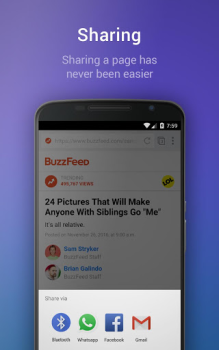 Descargar Super Fast Browser Comunicación para Android captura de pantalla 4