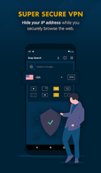 Descargar Snap Search - Private Browser Comunicación para Android captura de pantalla 2