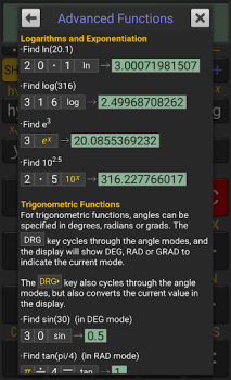 Descargar RealCalc Scientific Calculator Trabajo para Android captura de pantalla 5