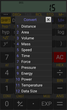 Descargar RealCalc Scientific Calculator Trabajo para Android captura de pantalla 6