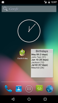 Descargar EboBirthday Herramientas para Android captura de pantalla 2