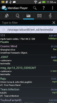 Descargar Meridian Player Editores y reproductores de video para Android captura de pantalla 2