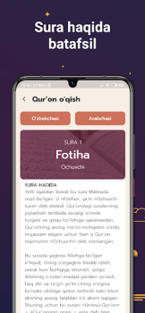 Descargar Quron Kitobi 2023 Libros y referencia para Android captura de pantalla 3