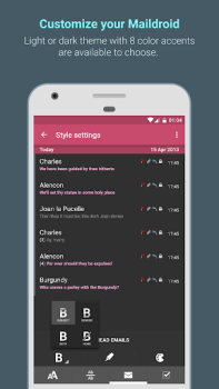 Descargar MailDroid -  Email App Comunicación para Android captura de pantalla 5