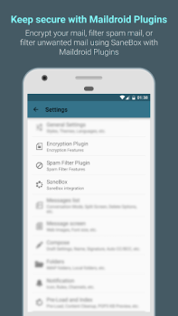 Descargar MailDroid -  Email App Comunicación para Android captura de pantalla 7