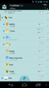 Descargar ProfiMail Go - email client Comunicación para Android