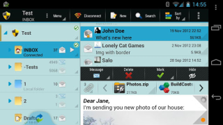 Descargar ProfiMail Go - email client Comunicación para Android captura de pantalla 2