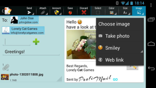 Descargar ProfiMail Go - email client Comunicación para Android captura de pantalla 5