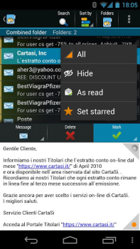 Descargar ProfiMail Go - email client Comunicación para Android captura de pantalla 6