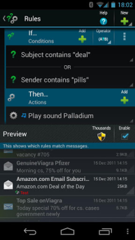 Descargar ProfiMail Go - email client Comunicación para Android captura de pantalla 7