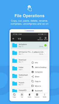 Descargar Explorador de archivos DV:admi Trabajo para Android captura de pantalla 4