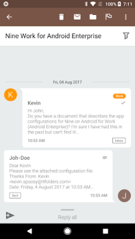 Descargar Nine - Email & Calendar Negocio para Android captura de pantalla 7