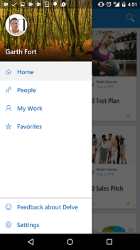 Descargar Office Delve Trabajo para Android captura de pantalla 2
