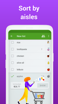 Descargar Lista de compras - Listonic Compras para Android captura de pantalla 4