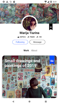 Descargar Behance – Creative Portfolios Arte y Diseño para Android captura de pantalla 3