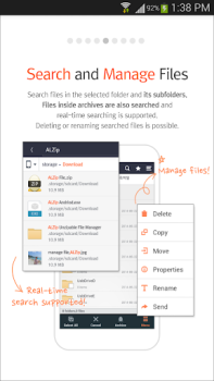 Descargar ALZip – File Manager & Unzip Herramientas para Android captura de pantalla 4