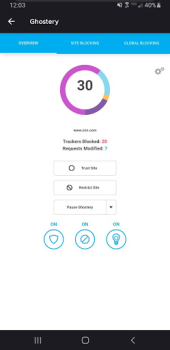 Descargar Ghostery Privacy Browser Trabajo para Android