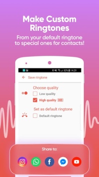 Descargar MP3 Cutter - Ringtone Maker And Audio Editor Música y audio para Android captura de pantalla 2