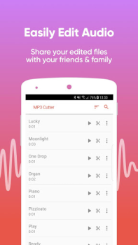 Descargar MP3 Cutter - Ringtone Maker And Audio Editor Música y audio para Android captura de pantalla 3