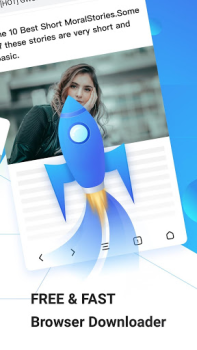 Descargar APUS Browser: Navegador Rápido Comunicación para Android captura de pantalla 2