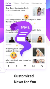 Descargar APUS Browser: Navegador Rápido Comunicación para Android captura de pantalla 6