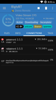 Descargar BiglyBT, Torrent Downloader Herramientas para Android captura de pantalla 3
