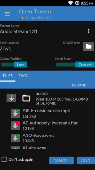 Descargar BiglyBT, Torrent Downloader Herramientas para Android captura de pantalla 4