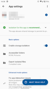 Descargar Storage Isolation Herramientas para Android captura de pantalla 3