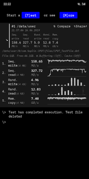Descargar CPDT Benchmark〉Storage, memory Herramientas para Android captura de pantalla 3