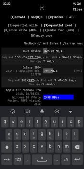 Descargar CPDT Benchmark〉Storage, memory Herramientas para Android captura de pantalla 4