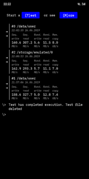 Descargar CPDT Benchmark〉Storage, memory Herramientas para Android captura de pantalla 5