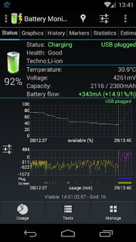 Descargar 3C Battery Manager Herramientas para Android captura de pantalla 2