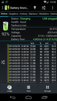 Descargar 3C Battery Manager Herramientas para Android captura de pantalla 3
