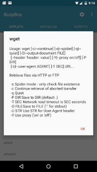 Descargar BusyBox for Android Herramientas para Android captura de pantalla 4