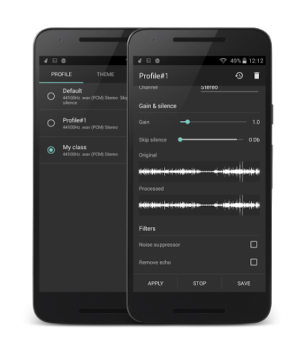 Descargar Recordr - audiograbadora pro Música y audio para Android captura de pantalla 3