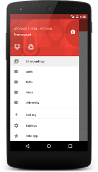 Descargar Wear Audio Recorder Música y audio para Android captura de pantalla 2