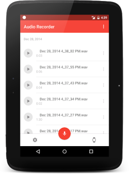 Descargar Wear Audio Recorder Música y audio para Android captura de pantalla 6