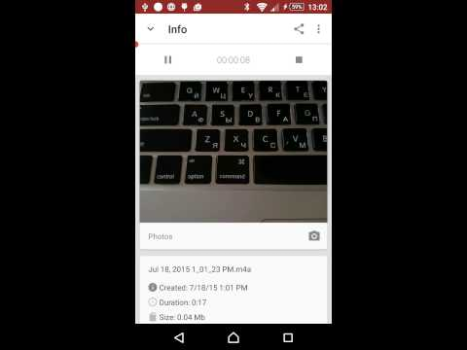 Descargar Wear Audio Recorder Música y audio para Android captura de pantalla 8