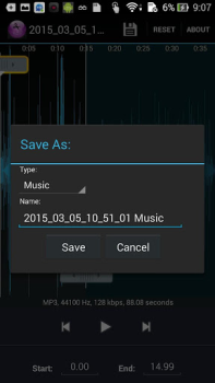 Descargar Cortador de MP3 Música y audio para Android captura de pantalla 5
