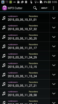 Descargar Cortador de MP3 Música y audio para Android captura de pantalla 7
