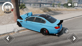 Descargar M5 BMW: Real Car Crashes Simuladores para Android captura de pantalla 2