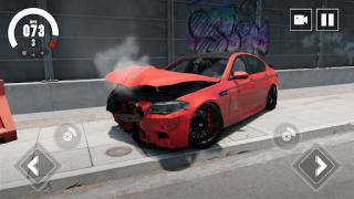 Descargar M5 BMW: Real Car Crashes Simuladores para Android captura de pantalla 3